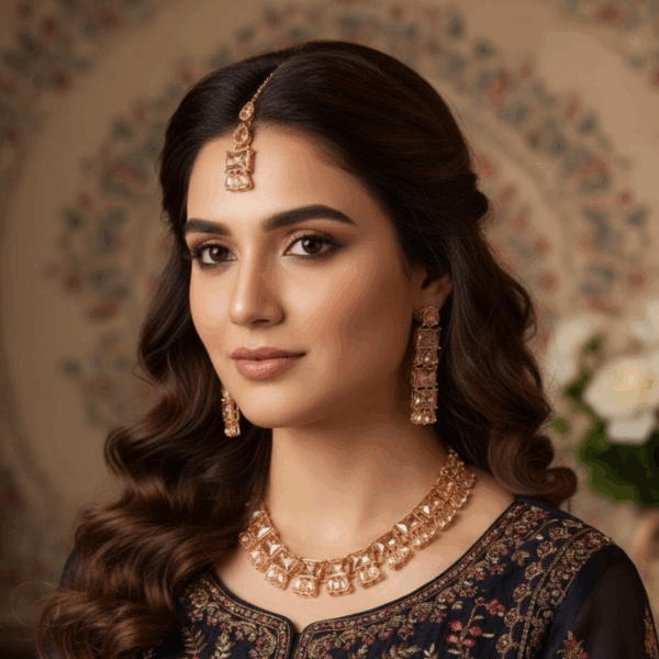 Stylist Regal Zircon Necklace Set