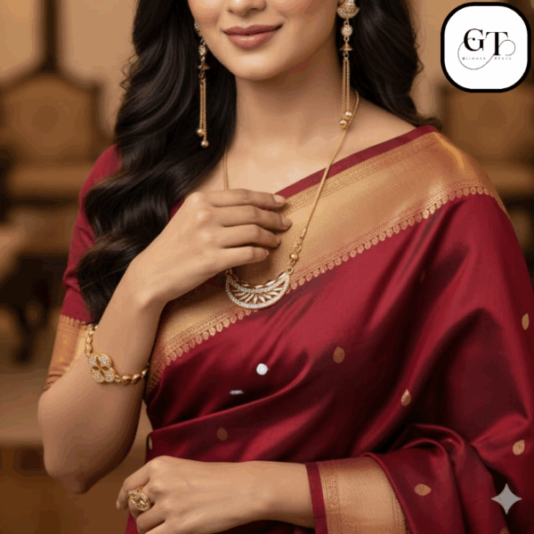 Zircon Gold-Plated Jewelry Set